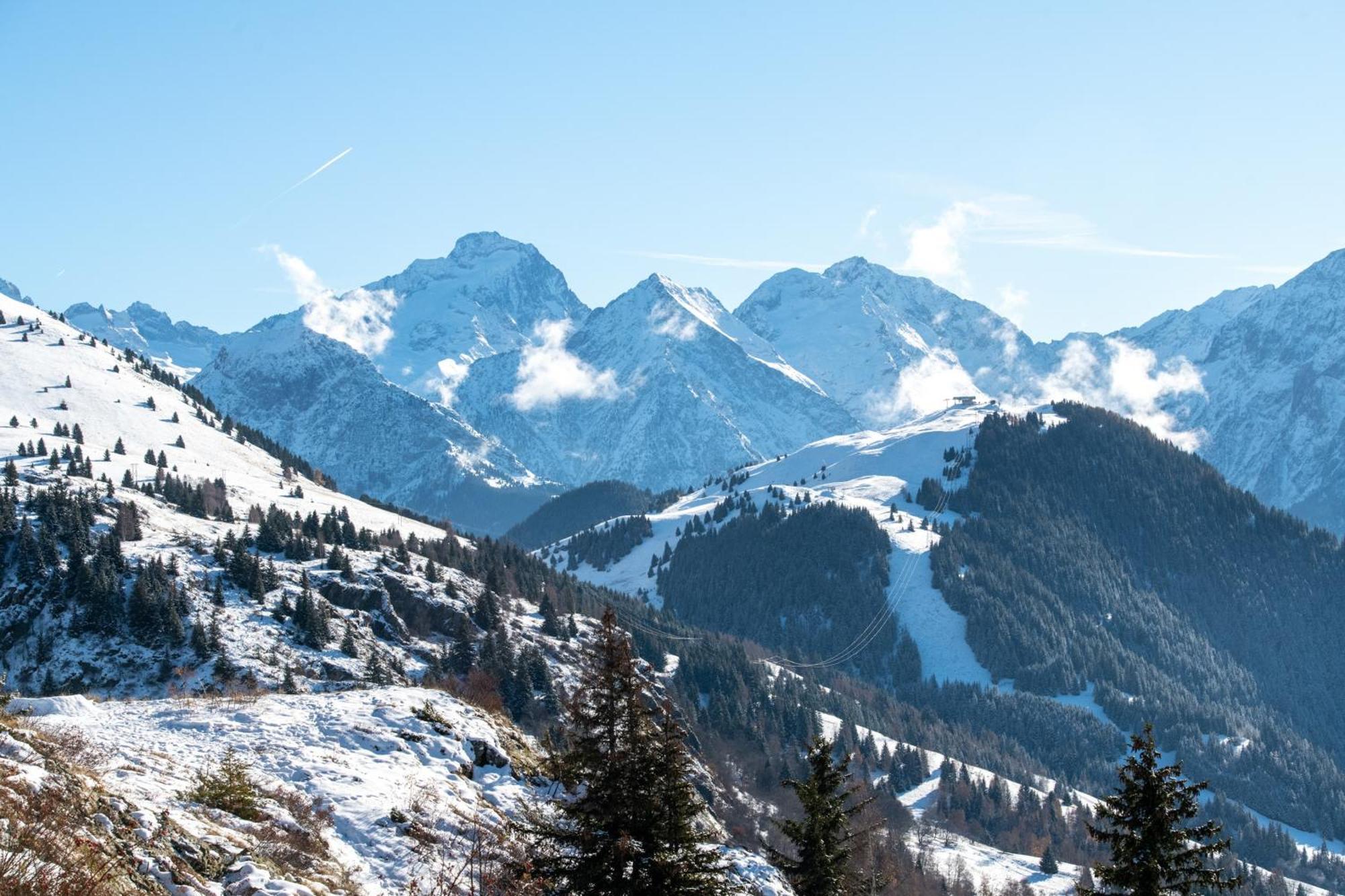 Appartement Confortable A L'Alpe D'Huez De 27 M² Avec Vue Montagne Zewnętrze zdjęcie